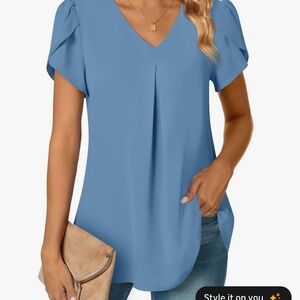 Anyally Women's Plus Size Summer Tunic Top